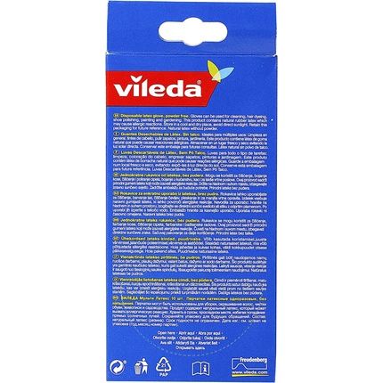 Vileda 10-Pack Multi-Latex Disposable Gloves - Size Sm - Image 3