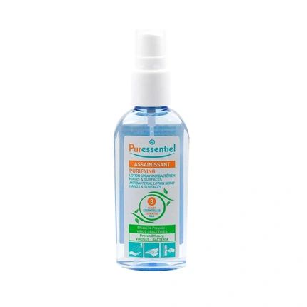 Puressentiel Purifying Hand Spray Lotion 80 Ml With Aloe Vera And 3 Essential Oils