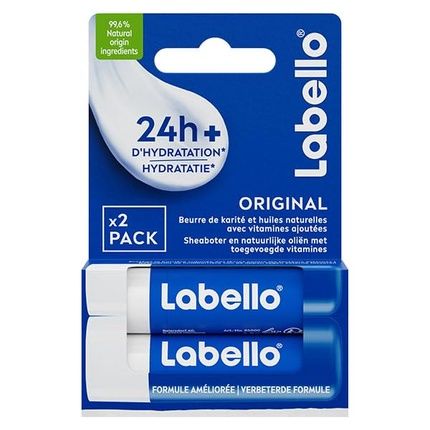 Labello Duo Original Lip Balm Enriched With Natural 5.5Ml