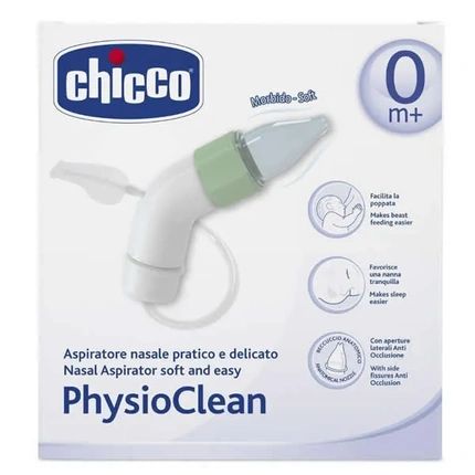 Chicco Chicco Physioclean Nasal Aspirator Soft And Easy 0 Months And Above 1 Unit