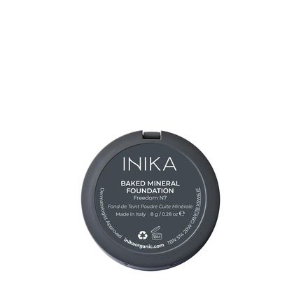 Inika Organic Buildable Baked Mineral Foundation Compact Powder - Lightweight - Image 3