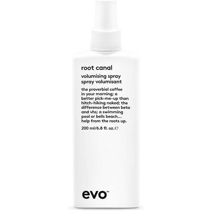 Evo Root Canal Volumizing Spray Texture Boost Supports Roots Natural Thickening Lightweight Styling Spray 200Ml