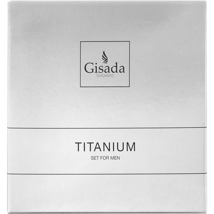 Gisada Titanium Men'S Fragrance Set Eau De Parfum 50Ml And Shower Gel 100Ml