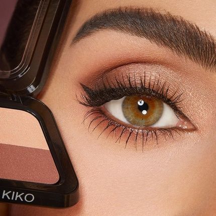 Kiko Milano Bright Duo Eyeshadow 03 Peach Brick - Image 3