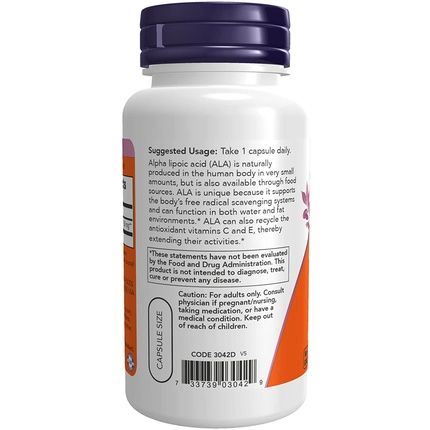 Now Foods Alpha-Lipoic Acid - Image 3