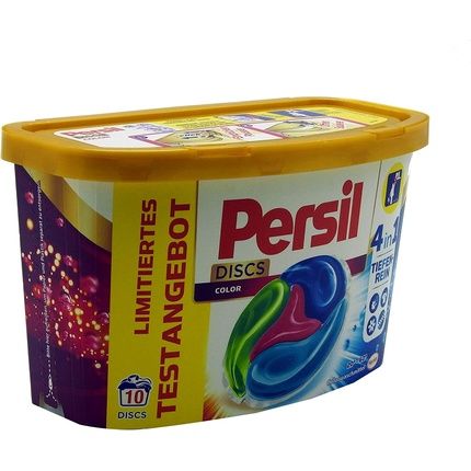Persil 4I N1 Discs Color Detergent 10 Washes To Remove Stains, Shine