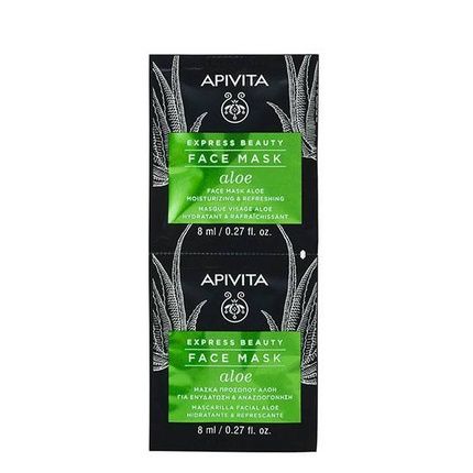 Apivita Express Beauty Moisturizing Mask With Aloe 2X8Ml