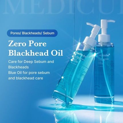 Medicube Zero Pore Blackhead Cleansing Oil Makeup Remover For All Skin Types - Image 3
