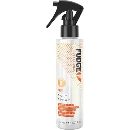 Fudge Professional Salt Spray Texturizing Sea Salt Spray Volume And Flexible Hold For Men And Women With Uv Shield Protection 150Ml