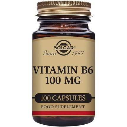Solgar Vitamin B6 Vegetable Capsules 100Mg 100 Count