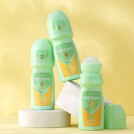 Mitchum Women 48Hr Protection Roll-On Deodorant And Antiperspirant 100Ml Pure Fresh Dermatologist Tested - Image 3