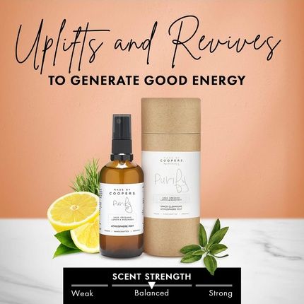 Made By Coopers Natural Room Spray With Essential Oils Of Sage, Oregano, Lemon, And Rosemary 100Ml - Image 3