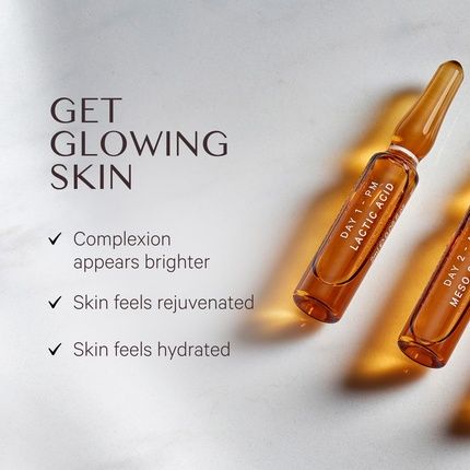 Mz Skin Glow Boost Ampoules 5 Day Skin Care Radiance Regime With Vitamin C - Image 3