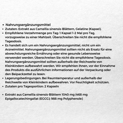 Medica Herbs Green Tea 520Mg 60 Capsules