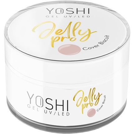 Yoshi Jelly Pro Gel Nails 50Ml Extra Strong Manicure Uv Gel Professional Builder For Nails Light Beige