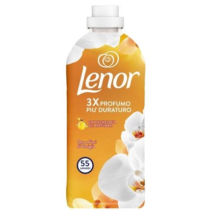 Lenor Fabric Softener Concentrate For 55 Washes Gold And Vanilla Flowers