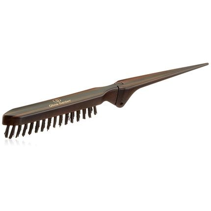Olivia Garden Style Up Mixed Boar And Nylon Bristle Teasing Hair Brush