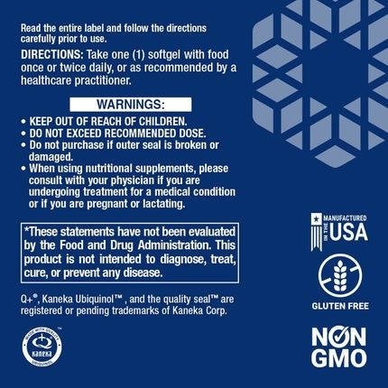 Life Extension Super Ubiquinol Coq10 100Mg 60 Softgels - Image 3