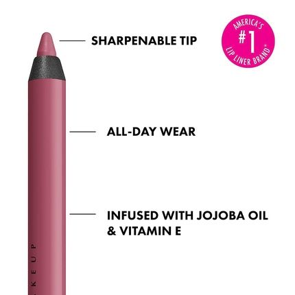 Nyx Professional Makeup Line Loud Lip Liner With Jojoba Oil And Vitamin E Trophy Life Mauve Pink