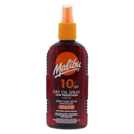 Malibu Sun Dry Oil Spf10 Spray 200Ml