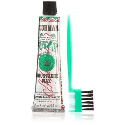 Clubman Pinaud Neutral Beard Wax With Small Beard Comb 14G