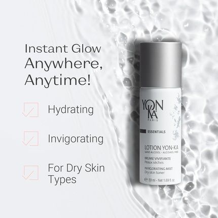 Yonka Oily Skin Toner 50Ml 98% Natural Origin Refreshing Face Mist