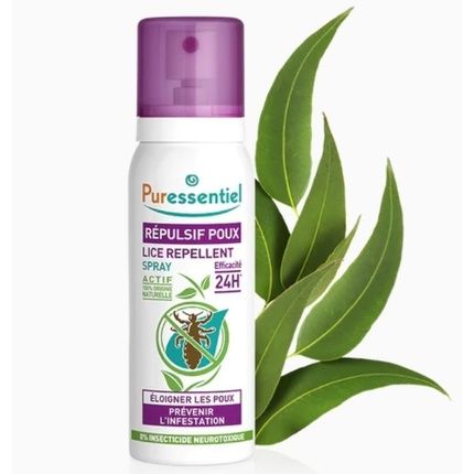 Puressentiel Lice Repellent Spray 75Ml Effective Prevention Against Lice
