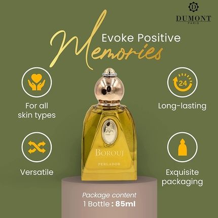 Dumont Borouj Perlador Unisex Perfume 85Ml - Image 3