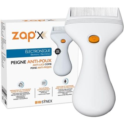 Zap'X Electronic Lice Comb 100% Natural Solution Safe & Painless