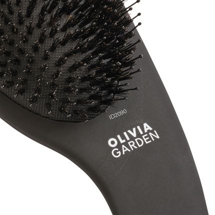 Expert Care Curve Boar & Nylon Bristles Matt Black