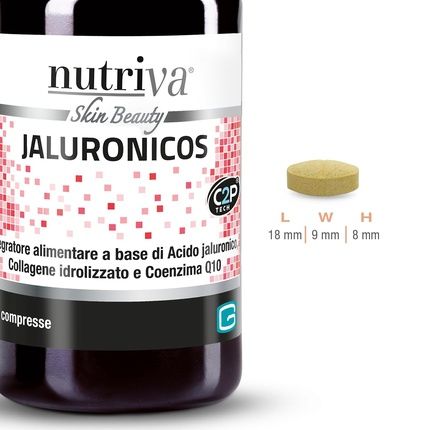 Nutriva Jaluronicos Dietary Supplement Tablets With Hyaluronic Acid, Collagen, And Q10