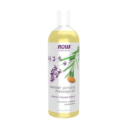 Now Foods Lavender Almond Massage Oil 473 Ml