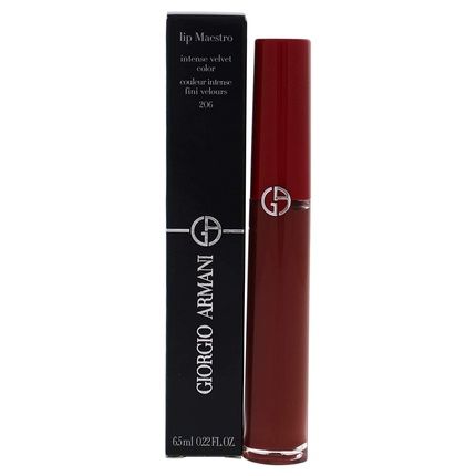 Giorgio Armani Lip Maestro Intense Velvet Color 206 Cedar Women Lipstick 0.22Oz