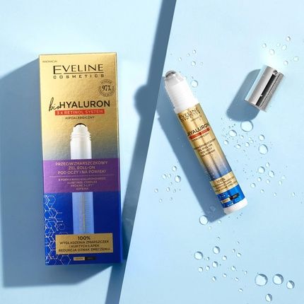Eveline Cosmetics Biohyaluron 3X Retinol System Anti-Wrinkle Roll-On Gel