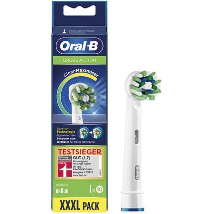 Oral B Cross Action Brush Heads Pack Of 10