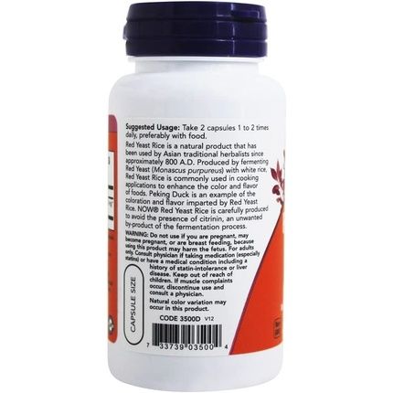 Red Yeast Rice 600 Mg 60 Vegicaps - Image 3