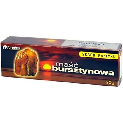 Amber Ointment 20G - Support For Rheumatic Conditions, Muscle Relaxation, And Improved Blood Circulation