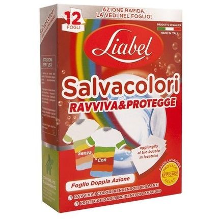 Liabel Acchiappacolore 12 ورقة حافظة ألوان كلاسيكية تحيي وتحمي