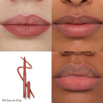 By Terry Hyaluronic Lip Liner Pencil Defines The Lips Creamy Hydrating Formula Intensely Pigmented Long-Lasting Coverage Vegan Secret Kiss 0.05Oz