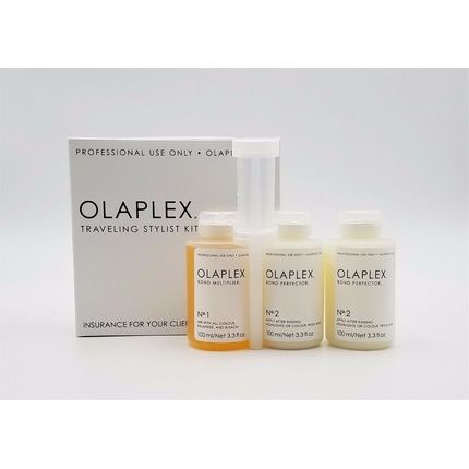 Olaplex Traveling Stylist Kit - Professional Hair Regeneration Set No.1 100Ml, 2X No.2 100Ml