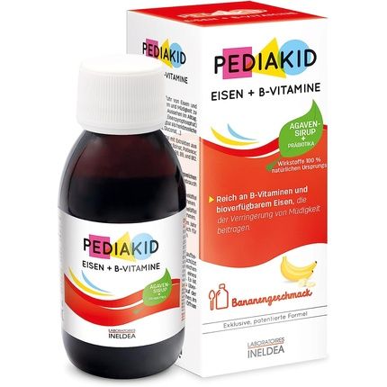 Pediakid Iron + B-Vitamins Rich In B-Vitamins And Bioavailable Iron To Fight Fatigue 125Ml