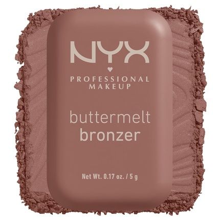 Nyx Professional Makeup Matte Buttermelt Bronzer Vegan Formula Butta Biscuit 04 0.17 Ounce