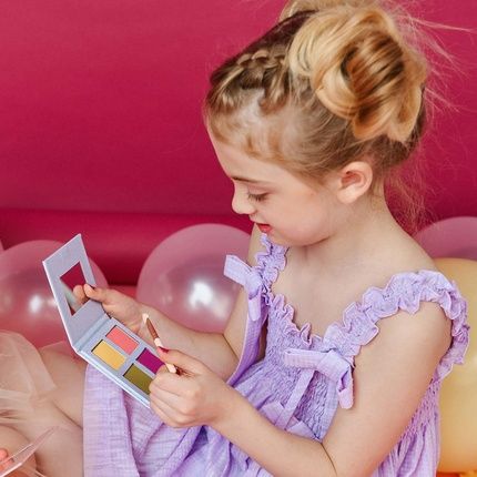 Miss Nella Candy Fantasy Kids Makeup Eye And Cheek Palette With 4 Delightful Shades - Image 3