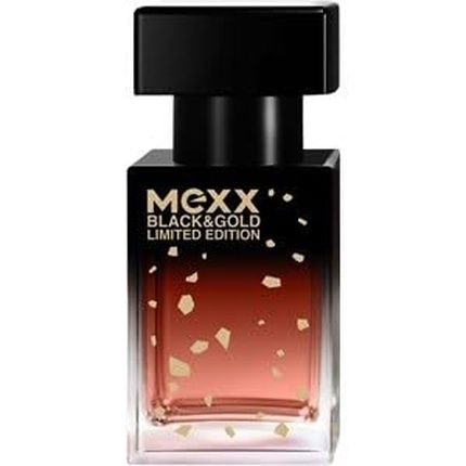 Mexx Black & Gold Limited Edition Woman Eau De Toilette Sensual Floral Fragrance 15Ml