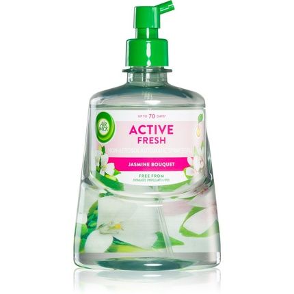 Air Wick Active Fresh Jasmine Flowers Refill For Automatic Air Freshener 228 Ml