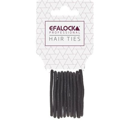 Efalock Small Hair Ties Black