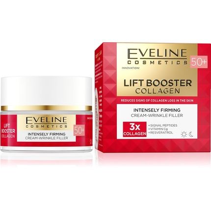 Eveline Cosmetics Lift Booster Collagen Firming Wrinkle Filling Cream 50Ml - Image 3