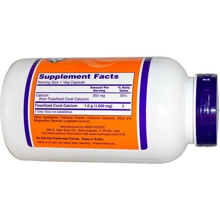 Coral Calcium 1000Mg 250 Veg Capsules