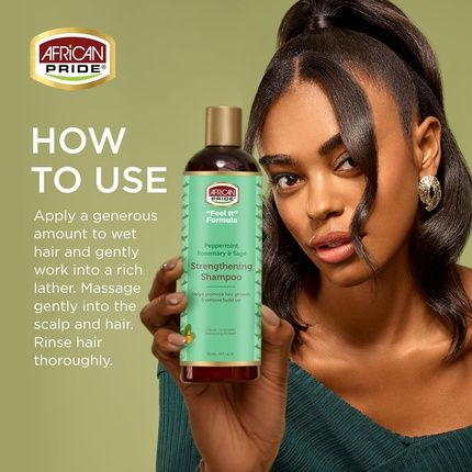 African Pride Feel It Formula Strengthening Shampoo 12 Fl Oz - Image 3