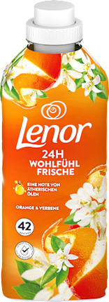 Lenor Fabric Softener Orange & Verbena 42 Washes 882 Ml